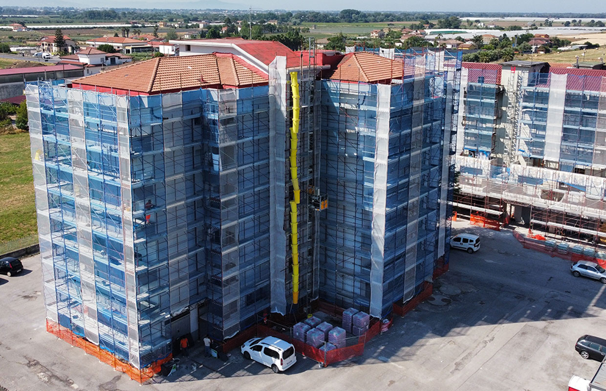 santa tecla edificio in costruzione